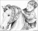 houpací kůň ilustrace do knížky
